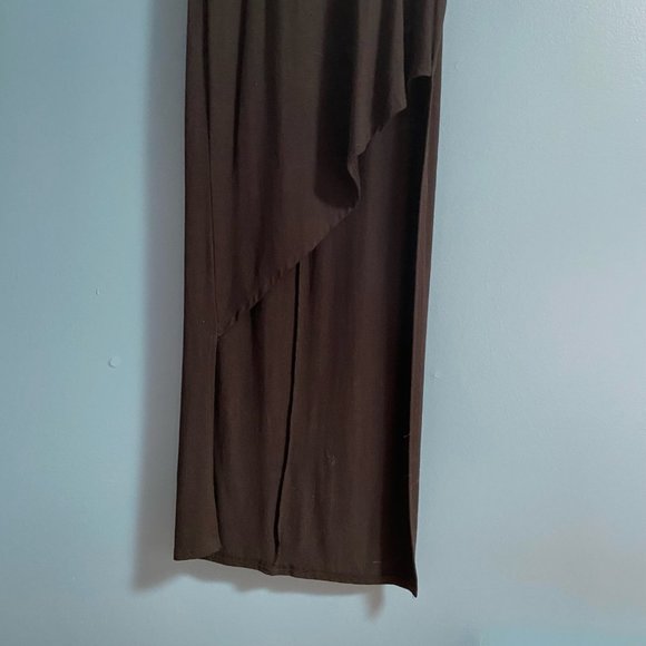 Black Rebel Sugar long dress with open back & front cut out - Picture 3 of 5